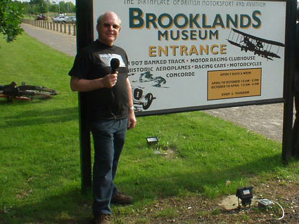 Mike Gurr at Brooklands Museum