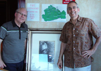 Mike Gurr and Joe Pieschl with the Picasso