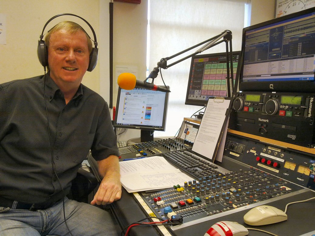 Trevor James in the Studio